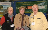 Janis and Tom with Senator Bernie Saunders Agricultural Advisor, Jennie Nelson